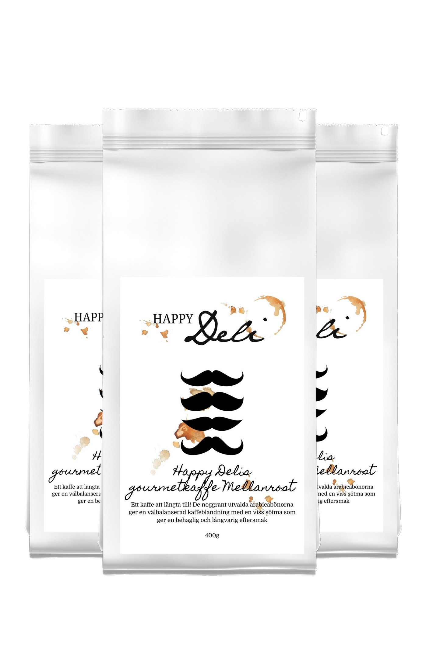 HappyDelis Gourmetkaffe Mellanrost